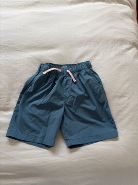 J. Crew Factory Boys Slate Blue Drawstring Shorts